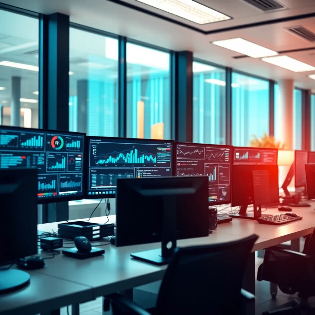 Promotional graphic highlighting unmatched operating efficiency, improved data accuracy, real-time visibility, and scalable infrastructure for business operations.