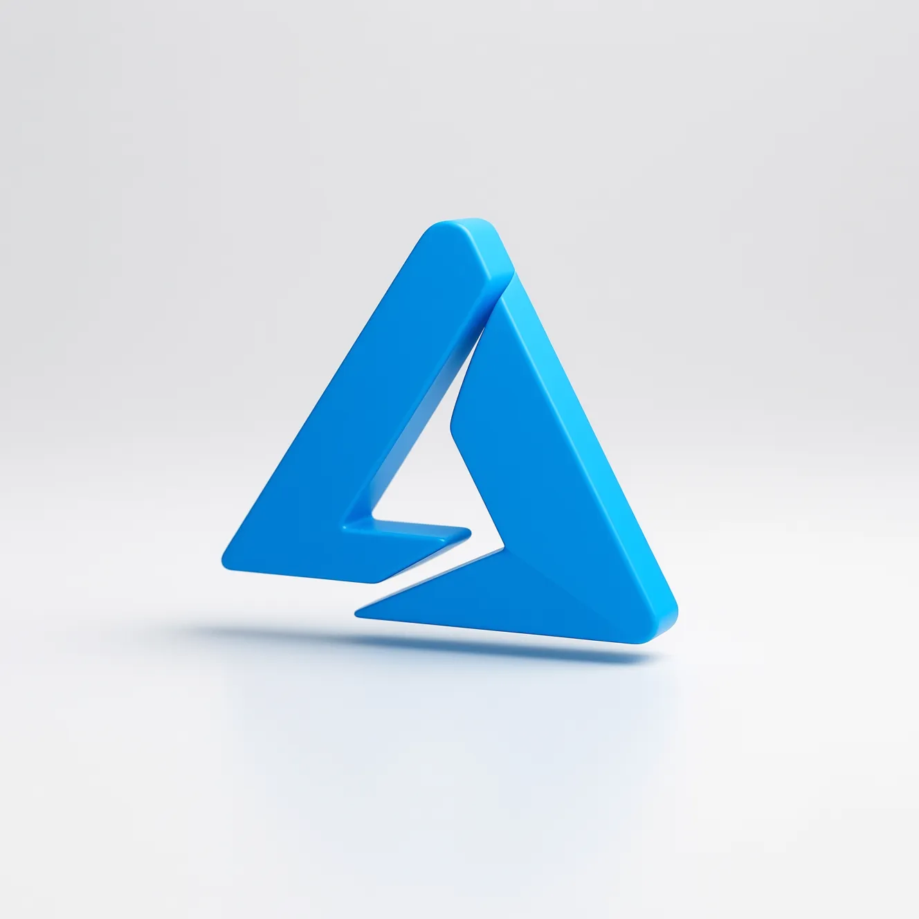 Azure logo represented in a bold, abstract geometric design, typically in shades of blue.