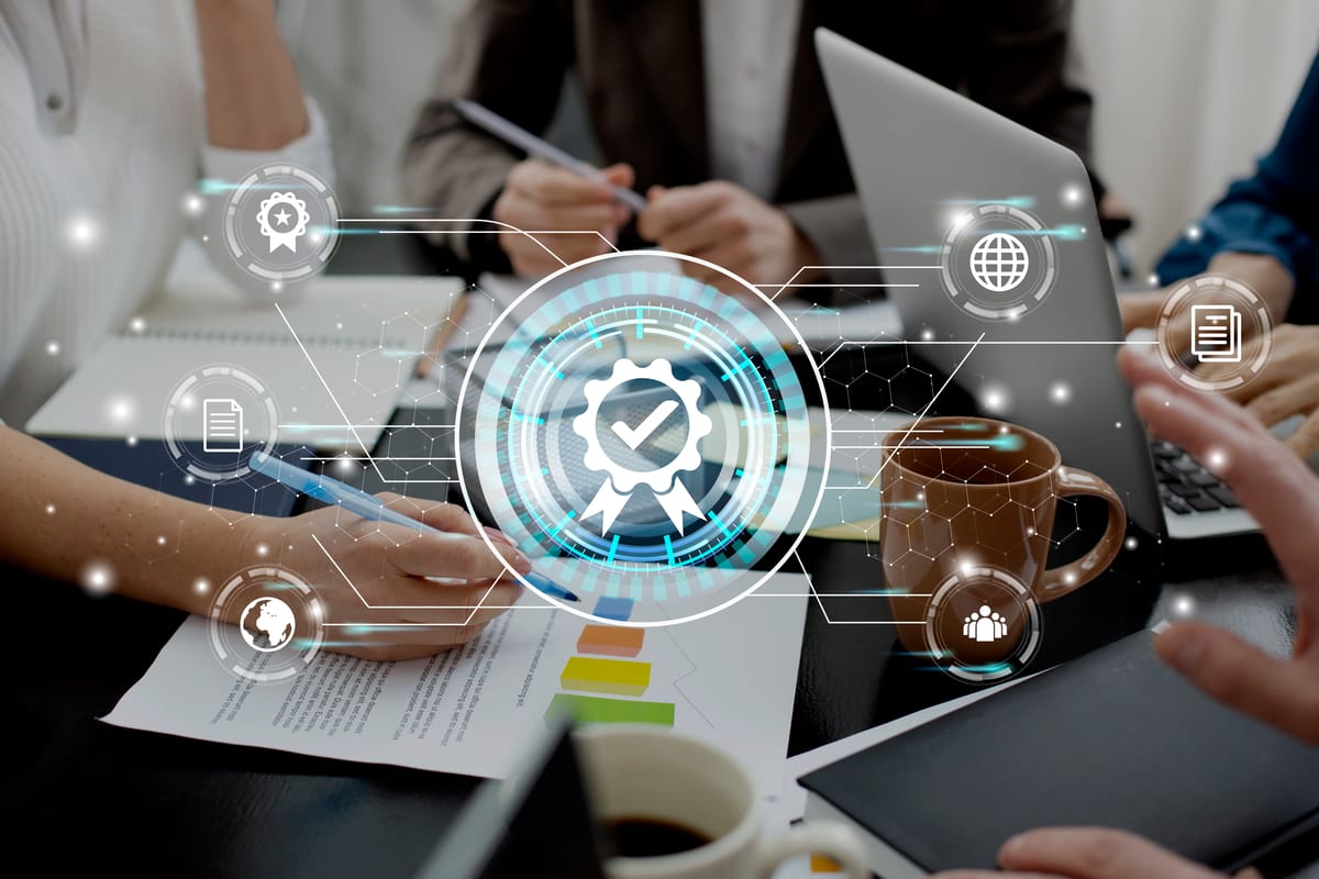 Contract automation workflow with e-signature integration.